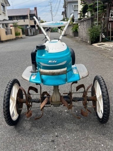 耕運機！管理機！クボタ！TMA300！Midy！ミディ！2.4馬力！移動車輪付！抵抗棒付！実動品！歩行型農用トラクター！
