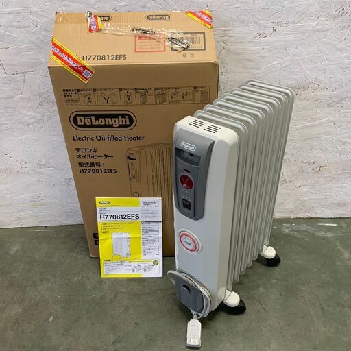 【Delonghi】 デロンギ オイルヒーター 3～8畳用 H770812EFS 暖房器具