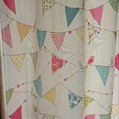 【値下げ】大小４枚かわいいカーテンセット