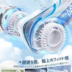【新品・未使用】4800mAh大容量 ディズプレイ付ネッククーラーの画像