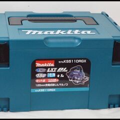 未使用 マキタ 18V 6.0Ah 125mm 防じんマルノコ KS511DRGX (6Ah x2個) 丸ノコ