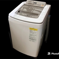 【美品❗️】Panasonic 8kg 見やすい操作パネル 柔軟剤がしっかり香る フレグランスコース搭載洗濯機 NA-FA80H5-N
