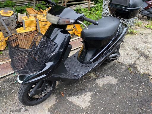 【始動動画有】アドレスV100　パニヤケース！前かご付！　エンジン絶好調！