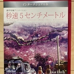 秒速5センチメートル　ブルーレイ　インターナショナル版