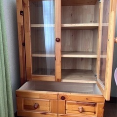 キャビネット　引き出し付きの画像