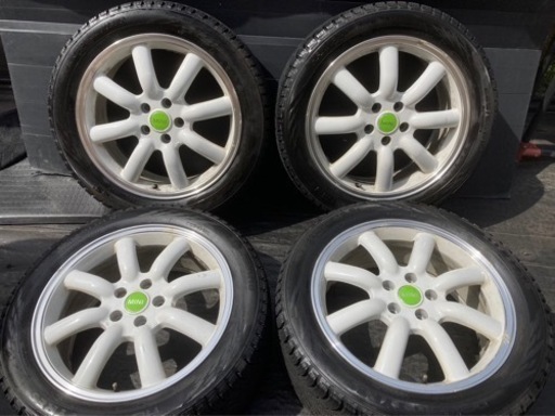 お話中⭐️⭐️ユーロデザイン‼️MINI クロスオーバー ‼️クラブマン‼️225/50R18 18×7.5J +48 5H PCD112 2021年製 スタッドレス⭐️⭐️