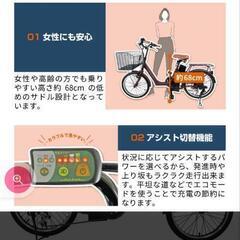 電動アシスト自転車 ブラウン 20インチ