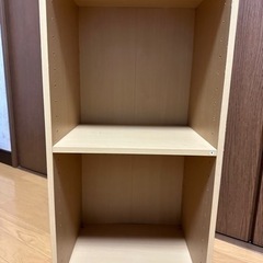 お譲り先決定済 2段 カラーボックスの画像