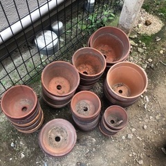 植木鉢 47個 大 中 小 サイズ 混合の画像