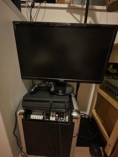 ゲーミングモニター、ps4、冷却ファン、HDMI切り替え器　4点セット