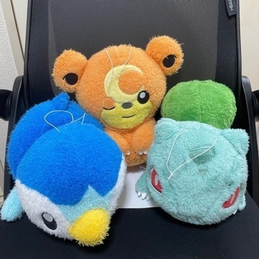 新品★タグ付き　くつろぎタイム　ポケモン　ぬいぐるみ　もこもこ　ふわふわ