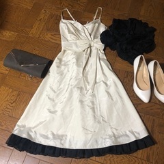 結婚式　ワンピース　ボレロセット