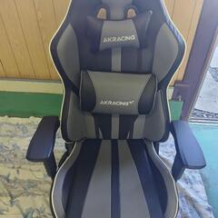 AKRACING ゲーミングチェア座椅子　グレー　