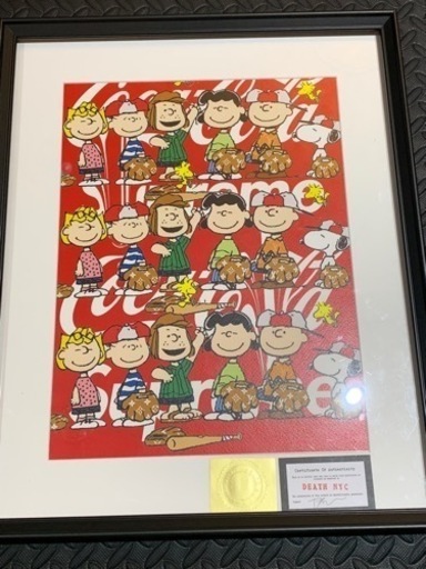売約済　売り切れ　DEATH NYC  世界限定100枚 ポップアート 現代アート　コカコーラ