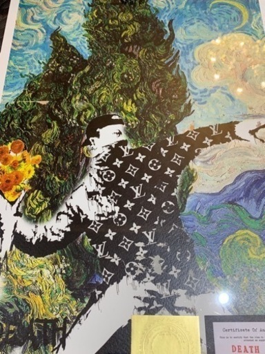 売約済　売り切れ　DEATH NYC  世界限定100枚 ポップアート 現代アート　ルイヴィトン