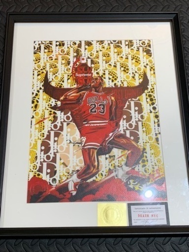 売約済　売り切れ　DEATH NYC  世界限定100枚 ポップアート 現代アート　マイケルジョーダン