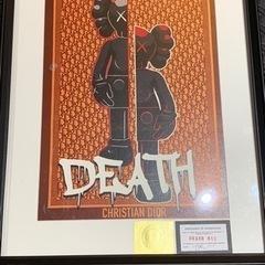 売約済　売り切れ　DEATH NYC  世界限定100枚 ポップアート 現代アート　カウズ