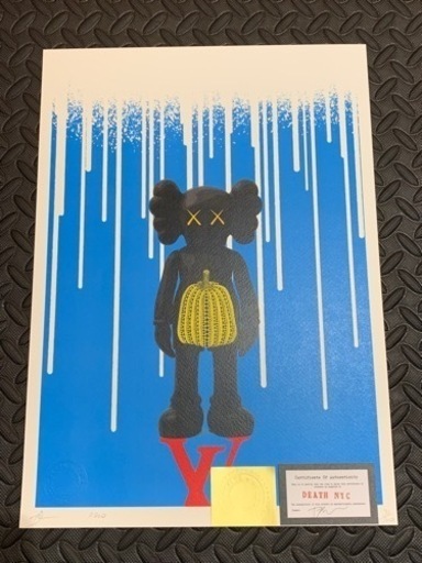 売約済　売り切れ　DEATH NYC  世界限定100枚 ポップアート 現代アート　VL カウズ