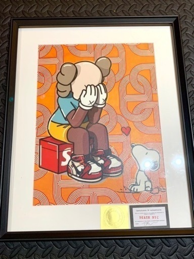 売約済　売り切れ　DEATH NYC  世界限定100枚 ポップアート 現代アート　NIKE