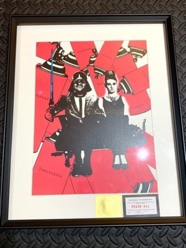 売約済　売り切れ　DEATH NYC  世界限定100枚 ポップアート 現代アート　ティファニー