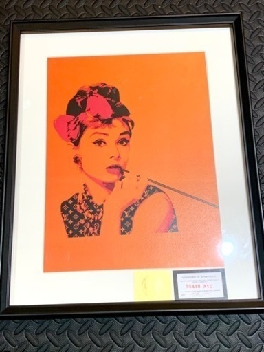 値下げ！世界 限定品正規DEATH NYC ポップアート オードリーヘップバーン Yahoo!オークション - DEATH NYC オードリーヘップバーン ルイ