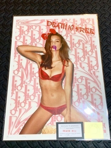 売約済　売り切れ　DEATH NYC  世界限定100枚 ポップアート 現代アート　クリスチャンディオール