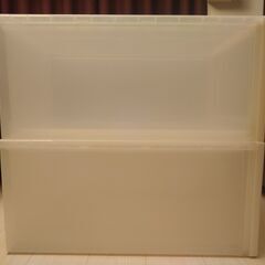 【対応中】無印良品　衣装ケース(引出式　深)×2個の画像