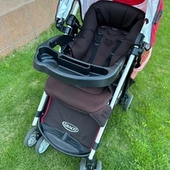 【終了】グレコ　ベビーカー　荷物乗せ大容量‼️