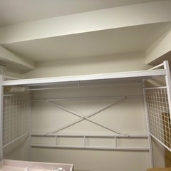 【超美品】ベッド上収納ラック・バジーナ　手渡し