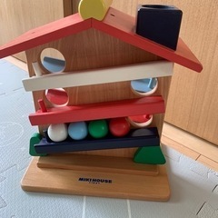ミキハウス　玉転がし　木製