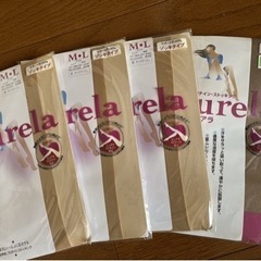 【新品】4セット eryna purela ストッキング 岡本株式会社