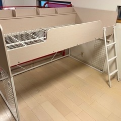 決まりました。値下げします。お子様に‼️ ニトリのロフトベッド