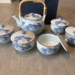 龍峰窯  急須、湯呑みセットの画像