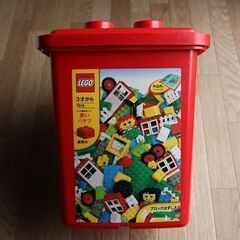 LEGOブロック赤いバケツ