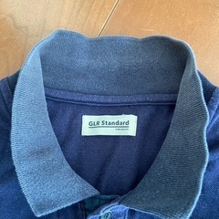 しっかりした日本製　ポロシャツ　合わせやすいネイビーの画像