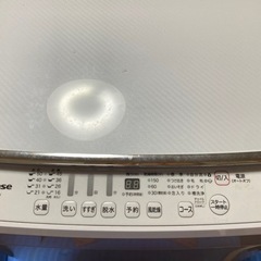 洗濯機　2019年製の画像