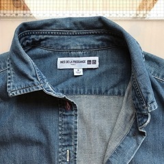 UNIQLO / INES DE LA FRESSANGE デニムシャツの画像