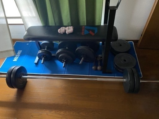 ダンベル　ベンチプレス　筋トレグッズ　難ありです