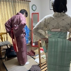 苦しくなく、体に優しい骨格にそった着付け教室の画像