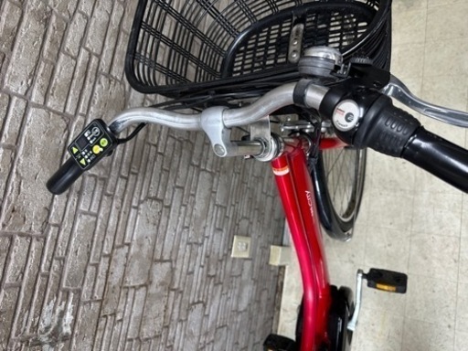 サマーSALE 東京23区配達無料　新基準　ヤマハ　パスシティ　8.7Ah リチウム 電動自転車 中古 1506