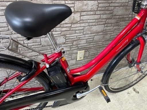 サマーSALE 東京23区配達無料　新基準　ヤマハ　パスシティ　8.7Ah リチウム 電動自転車 中古 1506