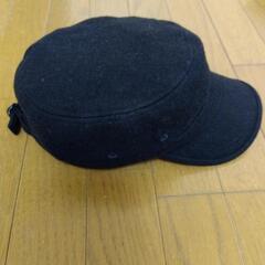 黒色　ワークキャップの画像