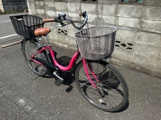 【お譲り先決定】　電動アシスト自転車　ヤマハ