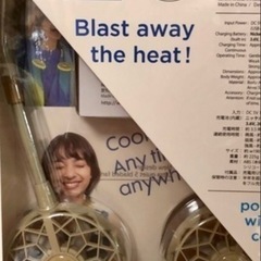 首かけ扇風機　ネッククーラー　未使用品！の画像