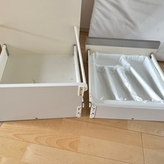 システムキッチン　引き出しの画像