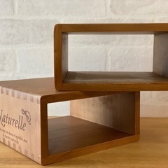 ナチュラルウッド×2つセットの画像