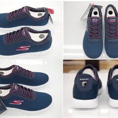 新品 レディース スニーカー 22.5cm ネイビー×ピンク スケッチャーズ GO WALK LITE 15350 SKECHERS ゴー ウォーク ライト インパルス スリッポンタイプ 札幌市 清田区 平岡の画像