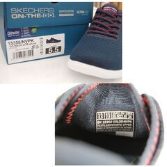 新品 レディース スニーカー 22.5cm ネイビー×ピンク スケッチャーズ GO WALK LITE 15350 SKECHERS ゴー ウォーク ライト インパルス スリッポンタイプ 札幌市 清田区 平岡の画像