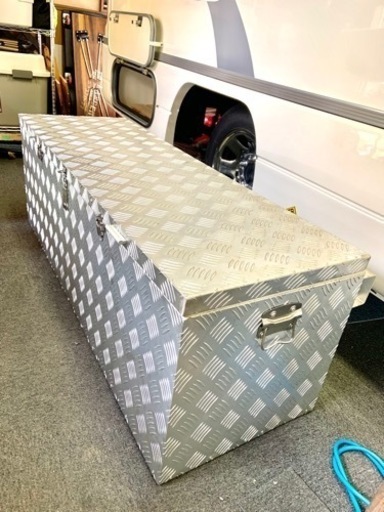 ジモティ限定価格早い者勝ち‼︎ALINCO/万能アルミボックス/BXA135/ツールボックス 軽トラ　荷台
