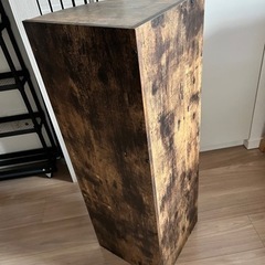 カラーボックス Nカラボ コーナー3段(ミドルブラウン)の画像